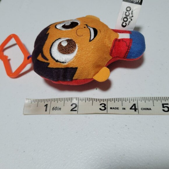Disney Pixar Coco Miguel 4 inch Plush Keychain Clip Stuffed Animal McDonalds Toy - Picture 4 of 4
